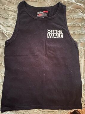 Vans 'Off The Wall' Black Tank Top